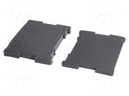 Foam insert; grey; 430x308x62mm STANLEY