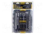 Wrench-set; 6-angles,socket spanner; 1/4"; FATMAX®; 48pcs. STANLEY