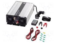 Converter: DC/AC; 2kW; Uout: 230VAC; Out: AC sockets 230V; -25÷55°C AZO DIGITAL