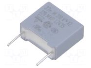 Capacitor: polypropylene; X2; 33nF; 630VDC; 310VAC; THT; ±20%; 7.5mm VISHAY
