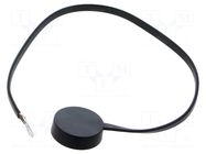 RFID reader; 10÷30V; Legic RF; 1-wire; Range: 30÷70mm; Ø36.2mm DREXIA