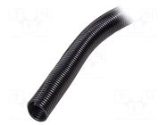 Protective tube; polyetylene; black; Øint: 31.8mm; Package: 15.24m PANDUIT