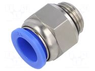 Push-in fitting; straight; -0.95÷15bar; PBT; Thread: M16x1,5 PNEUMAT