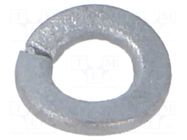 Washer; spring; M3; D=6.2mm; h=1.1mm; steel; Plating: zinc; DIN 128A BOSSARD