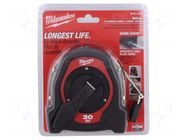Measuring tape; L: 30m; measure Milwaukee