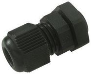 CABLE GLAND, PA, 6.5MM, M12, BLACK