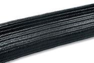 SLEEVING, BRAID, 3MM, BLACK, 25M