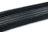 SLEEVING, BRAID, 8MM, BLACK, 25M