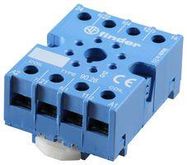 SOCKET, DIN/SURFACE, 8 PIN, RELAY