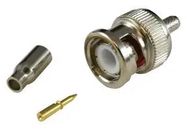 RF COAXIAL, BNC, STRAIGHT PLUG, 50OHM