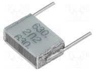 Capacitor: polyester; 2.2nF; 400VAC; 630VDC; 7.5mm; ±10%; -55÷125°C EPCOS