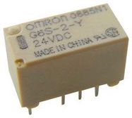 RELAY, SIGNAL, DPDT, 30VDC, 2A