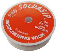 DESOLDERING BRAID, PB-FREE, 2.5MMX15M