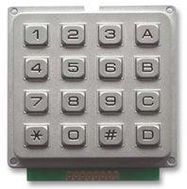 KEYPAD, METAL, IP67, 4X4