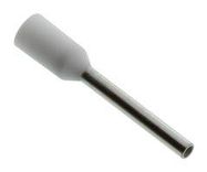 TERMINAL, WIRE FERRULE, 20AWG, WHITE