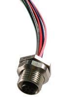 SENSOR CORD, 8P, M12 RCPT-FREE END, 0.5M