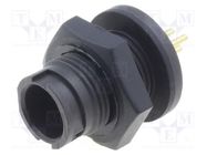 Connector: circular; EN2; socket; male; THT; for panel mounting SWITCHCRAFT