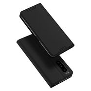 Dux Ducis Skin Pro case for Sony Xperia 5 IV flip cover card wallet stand black, Dux Ducis