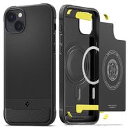 Spigen Rugged Armor Mag case with MagSafe for iPhone 14 Plus - matte black, Spigen