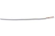 WIRE, H05V-K, WHITE, 0.5MM, 100M