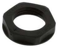 LOCKNUT, NYLON, M16, BLACK