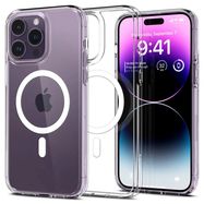 Spigen Ultra Hybrid Mag Case with MagSafe for iPhone 14 Pro Max - Clear/White, Spigen
