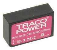 CONVERTER, DC-DC, +/-12V, 3W