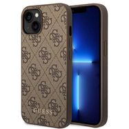 Guess GUHCP14MG4GFBR iPhone 14 Plus 6,7" brązowy/brown hard case 4G Metal Gold Logo, Guess