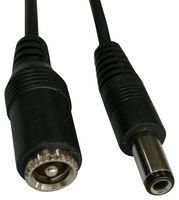 BARREL POWER CORD, 2.5MM PLUG-JACK, 3M