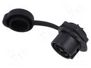 Connector: circular; socket; male; 02; 12A; 500V; PIN: 5; IP67 LUTRONIC