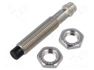 Sensor: inductive; OUT: PNP / NO; 4mm; 10÷30VDC; M8; IP67; 200mA IPF ELECTRONIC