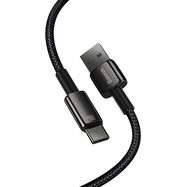 Baseus Tungsten Gold cable USB-A - USB-C 480Mb/s 100W 2m black (CAWJ000101), Baseus
