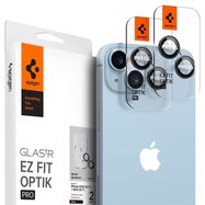 Spigen OPTIK.TR "EZ FIT" CAMERA PROTECTOR 2-PACK IPHONE 14/14 PLUS BLACK COVER, Spigen