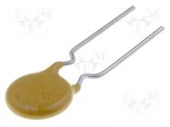 Fuse: PTC polymer; 500mA; Ø0.65x7.6mm ECE