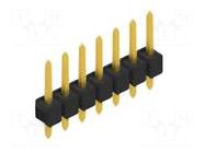 Connector: pin strips; pin header; male; PIN: 7; SL 1; 3A; 250V; THT FISCHER ELEKTRONIK