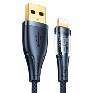 Joyroom Star-Cloud Series A3 USB-A / Lightning Cable 2.4A 1.2m with Smart Switch - Black, Joyroom