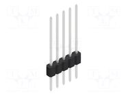 Connector: pin strips; pin header; male; PIN: 5; 1.5A; 125V; THT FISCHER ELEKTRONIK