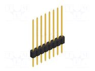 Connector: pin strips; pin header; male; PIN: 8; 1.5A; 125V; THT FISCHER ELEKTRONIK