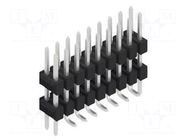 Connector: pin strips; pin header; male; PIN: 18; 3A; 250V; SMT; 2x9 FISCHER ELEKTRONIK