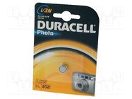 Battery: lithium; 1/3N,coin; 3V; 160mAh; non-rechargeable; 1pcs. DURACELL