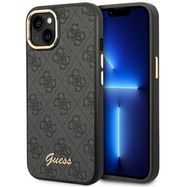 Guess GUHCP14MHG4SHK iPhone 14 Plus 6.7 &quot;black / black hard case 4G Vintage Gold Logo, Guess