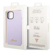 Guess GUHCP14SSLSMU iPhone 14 6.1" purple/purple hard case Silicone Vintage Gold Logo, Guess
