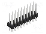 Connector: pin strips; pin header; male; PIN: 18; 3A; 250V; THT; 2x9 FISCHER ELEKTRONIK