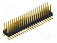 Connector: pin strips; pin header; male; PIN: 46; 1.5A; 125V; SMT FISCHER ELEKTRONIK
