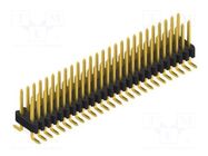 Connector: pin strips; pin header; male; PIN: 52; 1.5A; 125V; SMT FISCHER ELEKTRONIK