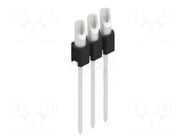 Connector: pin strips; pin header; PIN: 3; MK 10; 1.5A; 60V; 2.54mm FISCHER ELEKTRONIK