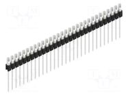 Connector: pin strips; pin header; PIN: 30; MK 10; 1.5A; 60V; 2.54mm FISCHER ELEKTRONIK