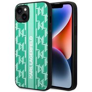 Karl Lagerfeld KLHCP14MPGKLSKN iPhone 14 Plus 6.7 &quot;hardcase green / green Monogram Stripe, Karl Lagerfeld