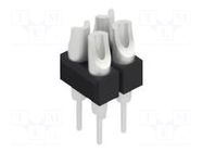 Connector: pin strips; pin header; PIN: 4; soldering,THT; 1.5A; 60V FISCHER ELEKTRONIK