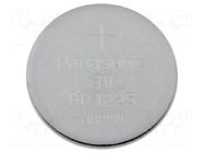 Battery: lithium; BR1225,coin; 3V; 48mAh; non-rechargeable PANASONIC